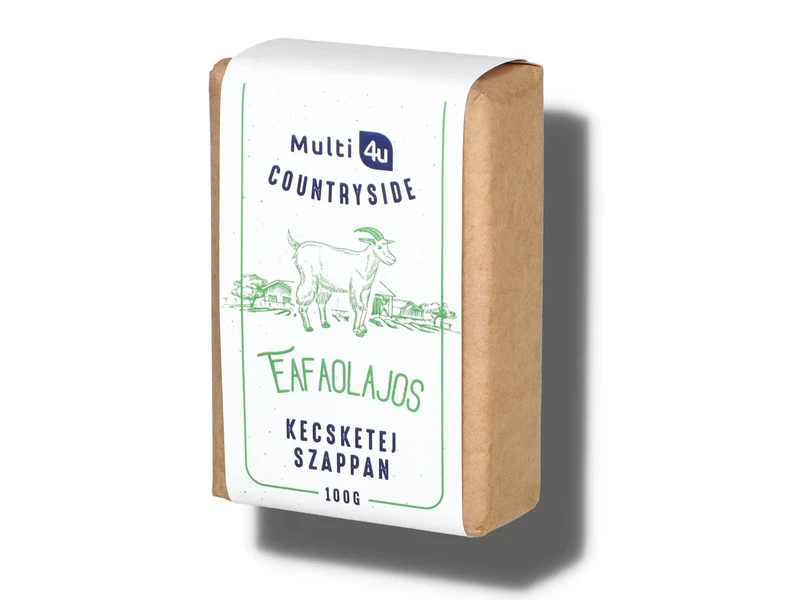 Multi 4U Countryside kecsketej szappan teafa olajjal 100g