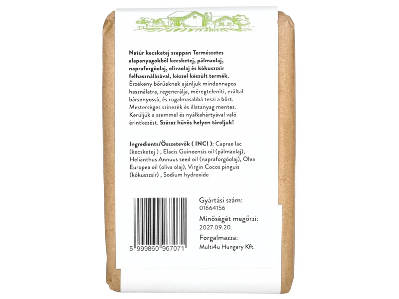Multi 4U Countryside Natúr kecsketej szappan 100g