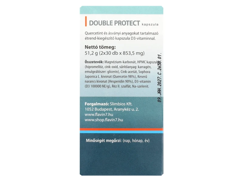 Double Protect étrend-kiegészítő kapszula 2x30 db