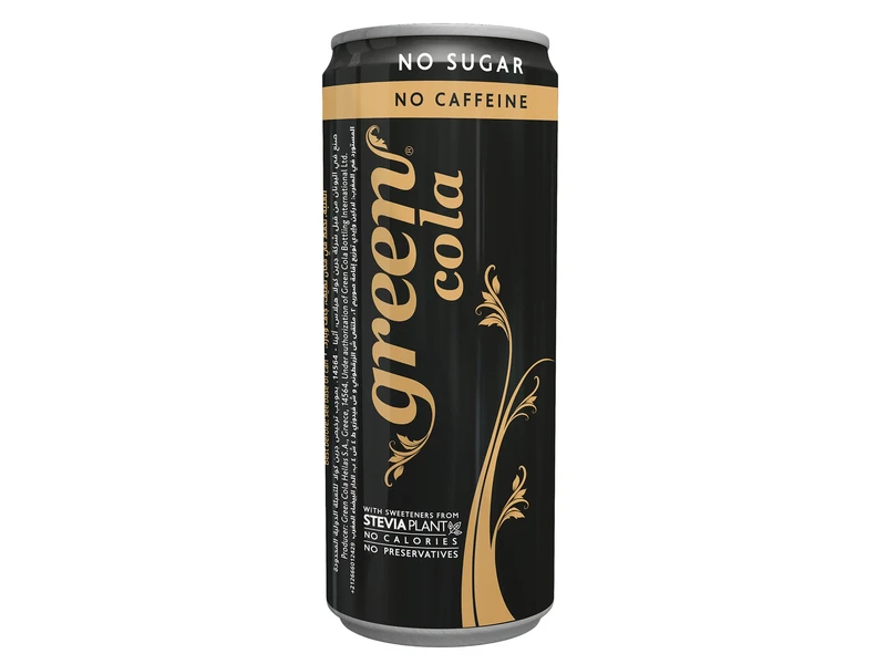 GREEN Cola 0% NO COFFEIN Dobozos 330ml