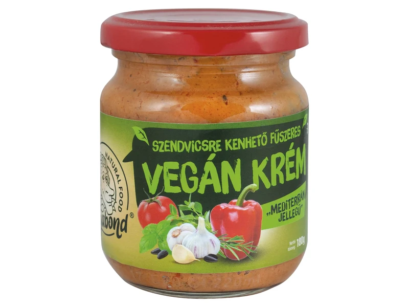 Vegabond Vegán krém „Mediterrán jellegű” 180g