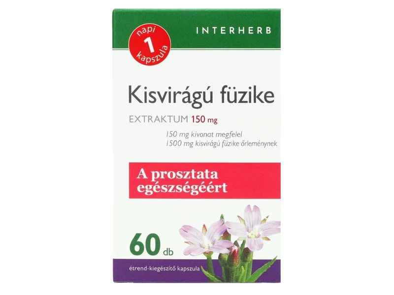 Interherb NAPI 1 Kisvirágú füzike Extraktum kapszula 60db