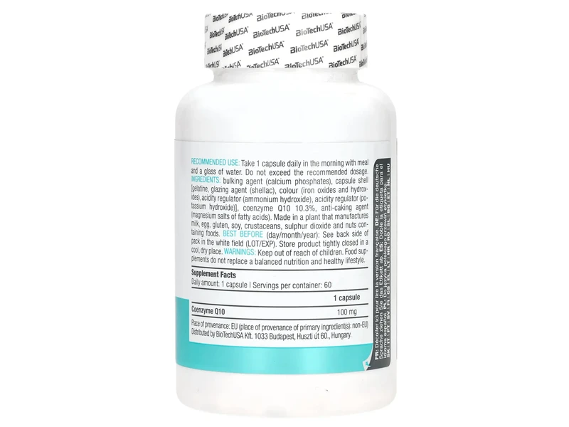 BT Q10 Coenzyme 60db 100mg