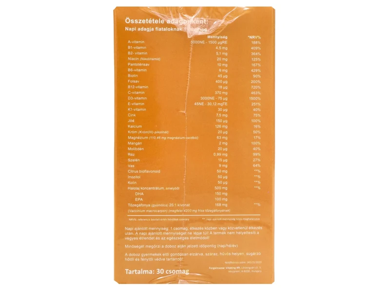 365 TINI Multivitamin csomag 30 db