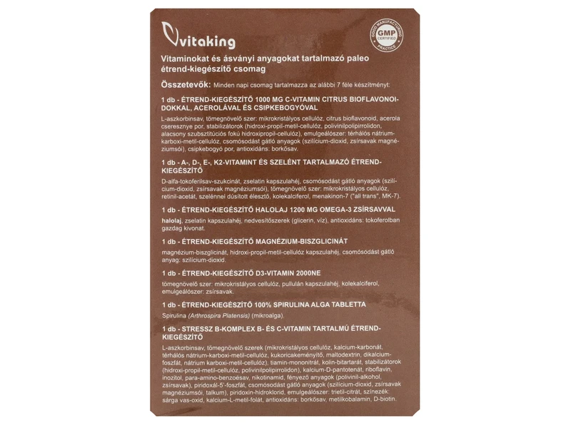 365 PALEO Multivitamin csomag 30 db