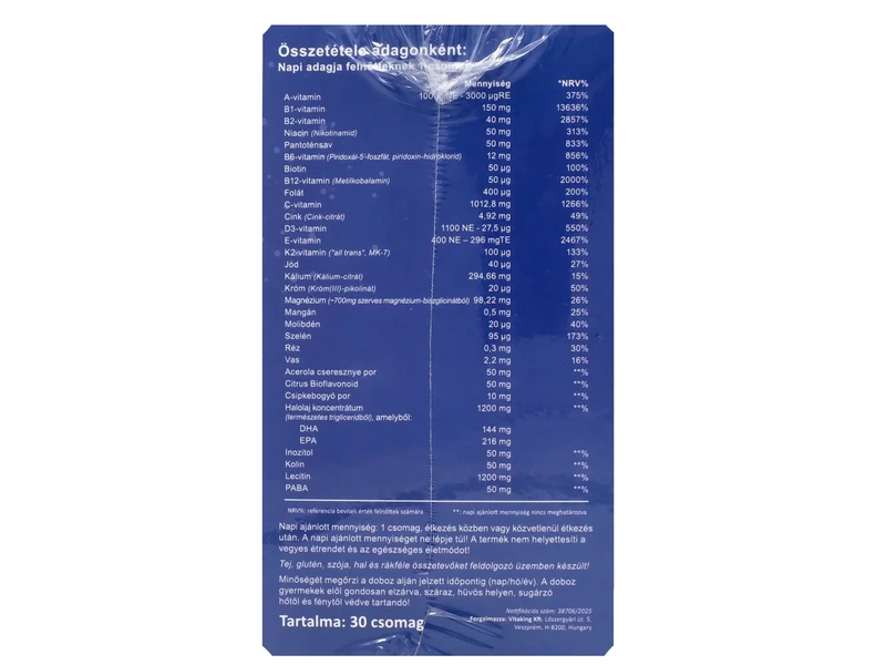 365 PLUSZ Multivitamin csomag 30db