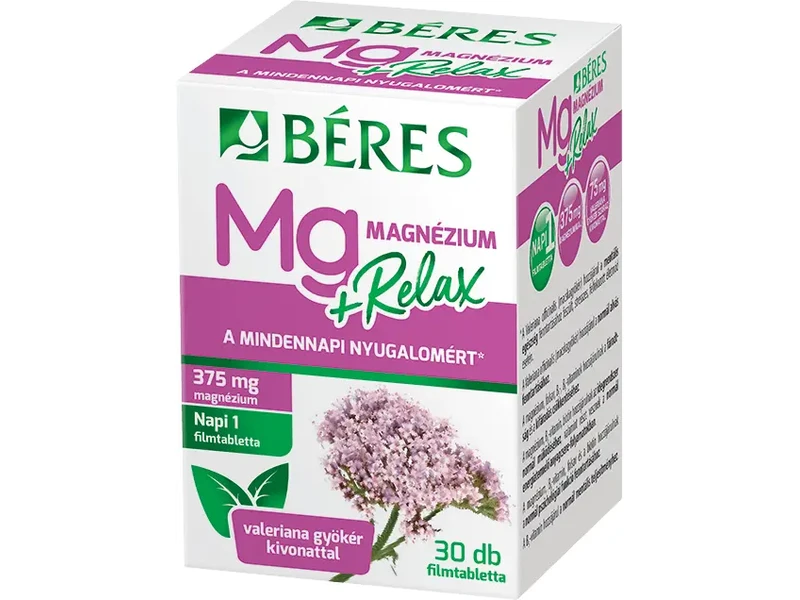 Béres Magnézium + Relax filmtabletta 30db