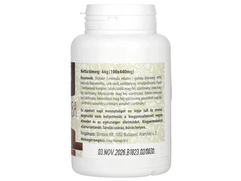 Myco Crystal Shiitake kapszula 100db