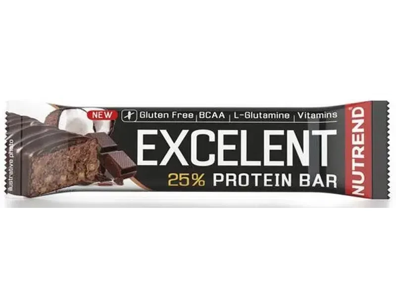 Nutrend Excelent protein szelet 25% Csokoládé - Kókusz 85 g