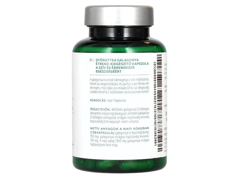 Györgytea Galagonya kapszula 60db