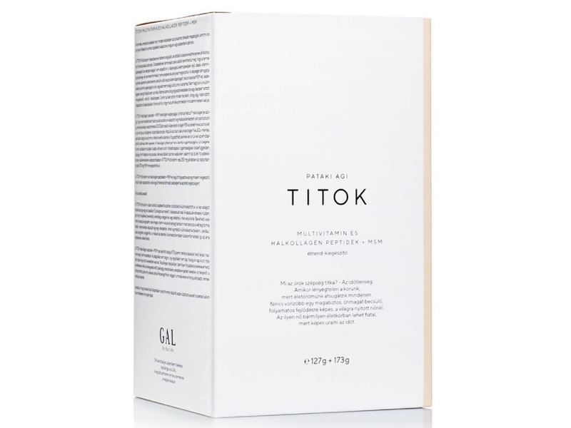 GAL TITOK Multivitamin és Halkollagén Peptidek + MSM 127g