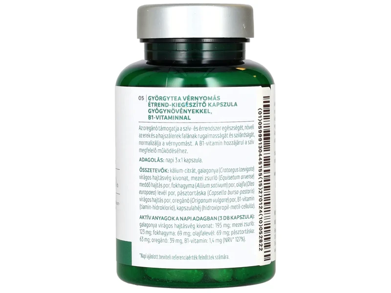 Györgytea Vérnyomás kapszula 60db