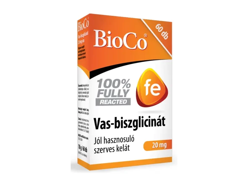 BioCo Vas-biszglicinát 20 mg tabletta 60 db
