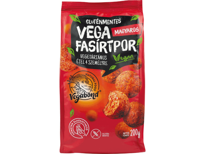 Vegabond Vega Fasírtpor Gluténmentes Magyaros 200g