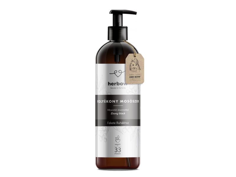 Herbow folyékony mosószer fekete ruhákhoz - Aloe vera 1L