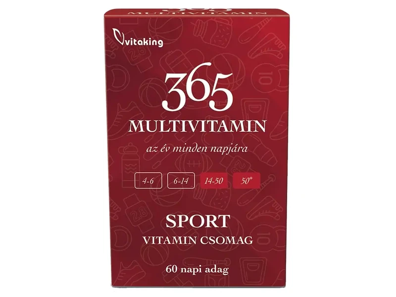 Vitaking 365 SPORT Multivitamin csomag 60db