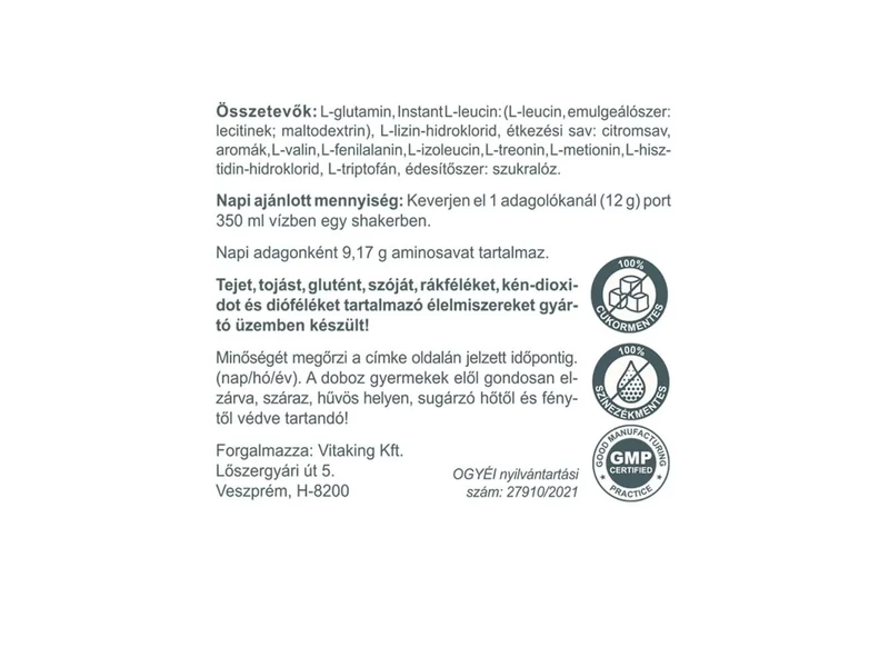 VK Aminosav Complex 300g