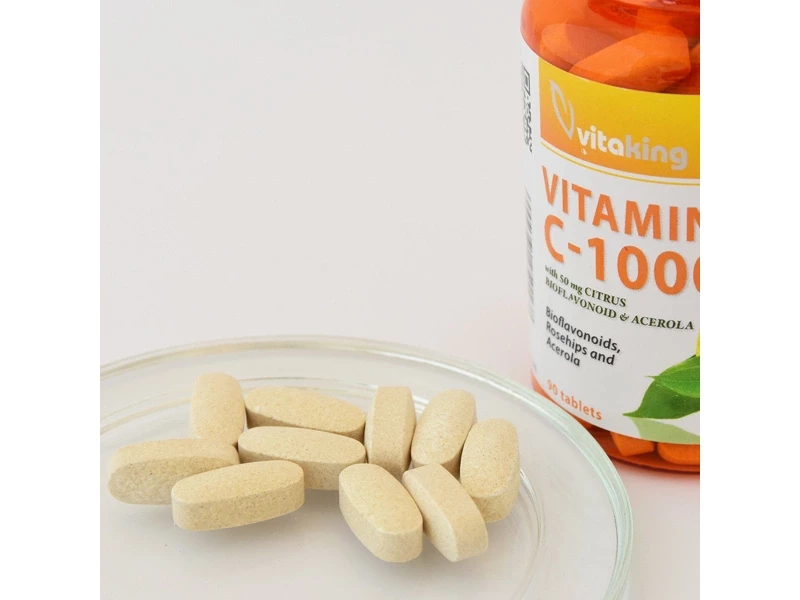 VK C-1000 Bioflavonoid Csipkebogyó Acerola tabletta 90db