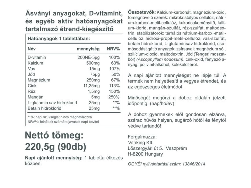 VK Multi Mega Mineral 90db
