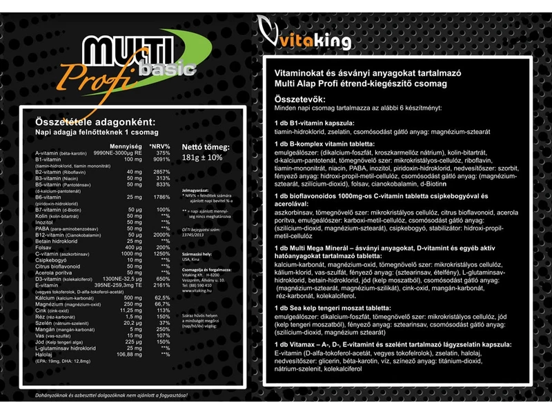 VK Multi Profi Basic csomag 30db