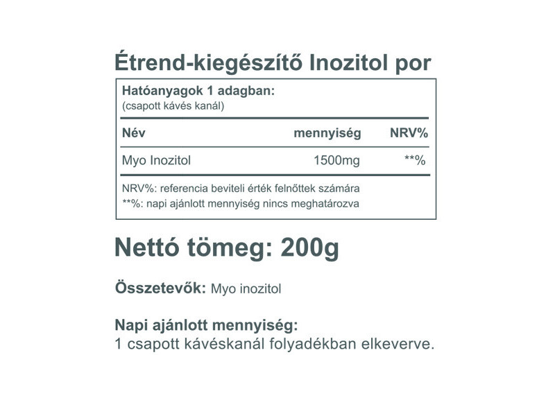 Vitaking Inozitol por 200g