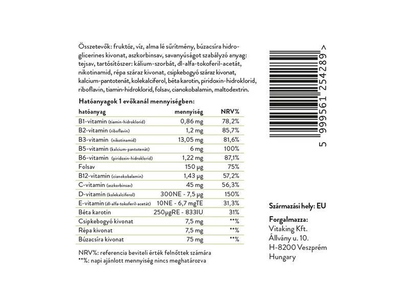 VK Immuno Vitemix Junior Fitobimbi 200ml