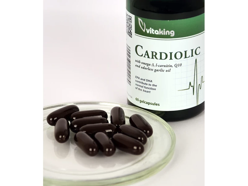 VK Cardiolic Q10+Omega+L-car+Garlic 60db