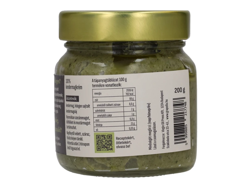 Grapoila Kendermagkrém 200 g