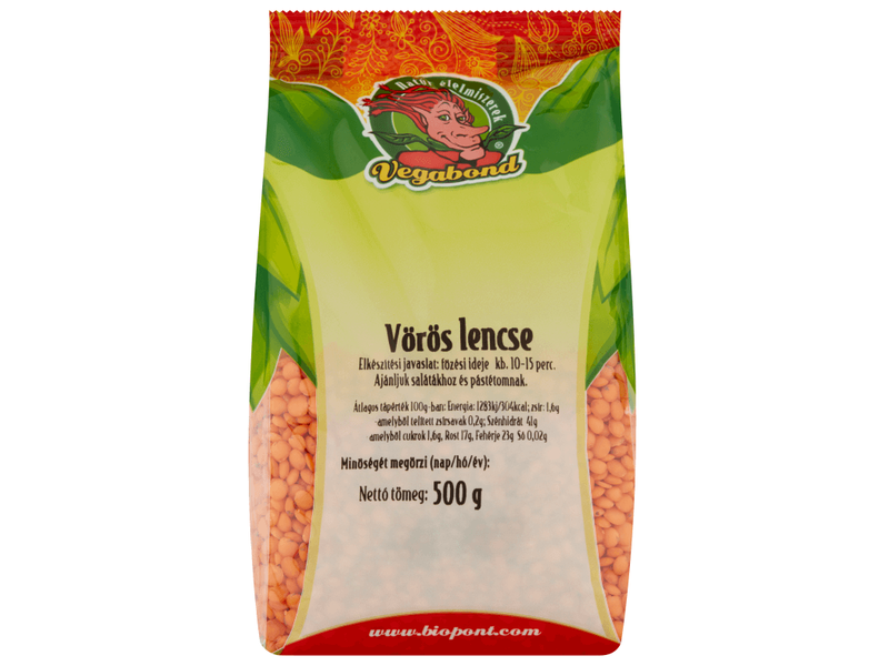 Vegabond Vörös lencse 500g