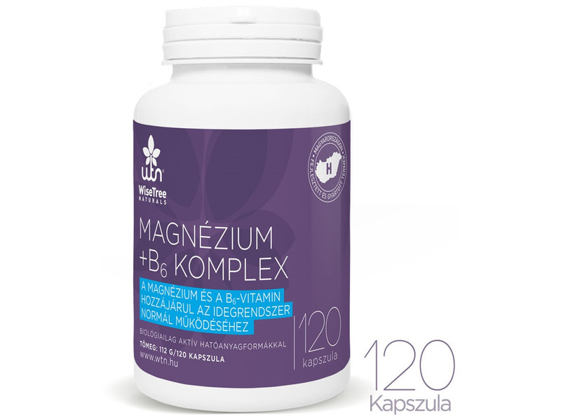 WTN Magnézium + B6 komplex 120db