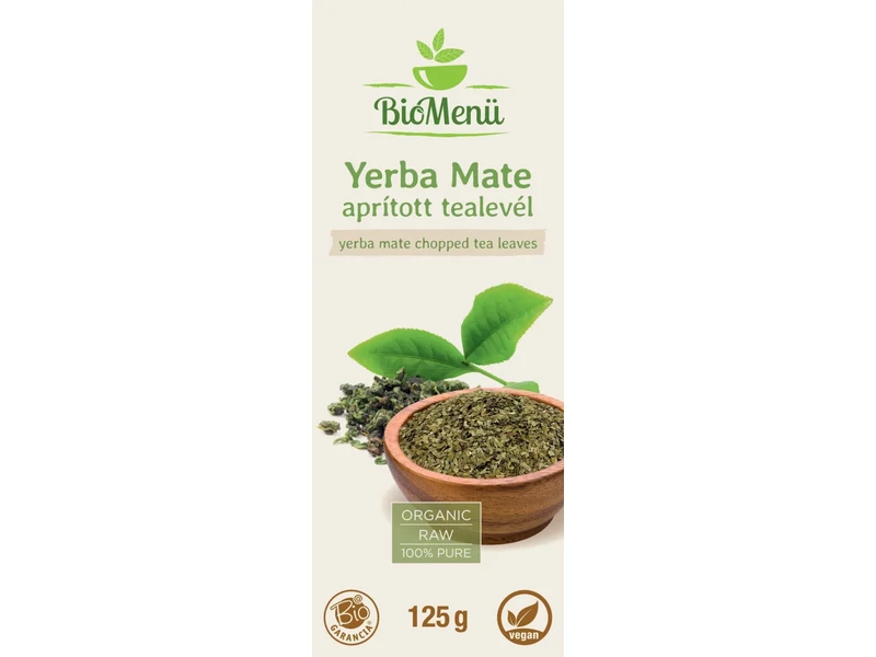 Biomenü BIO YERBA MATE Aprított Tealevél 125 g