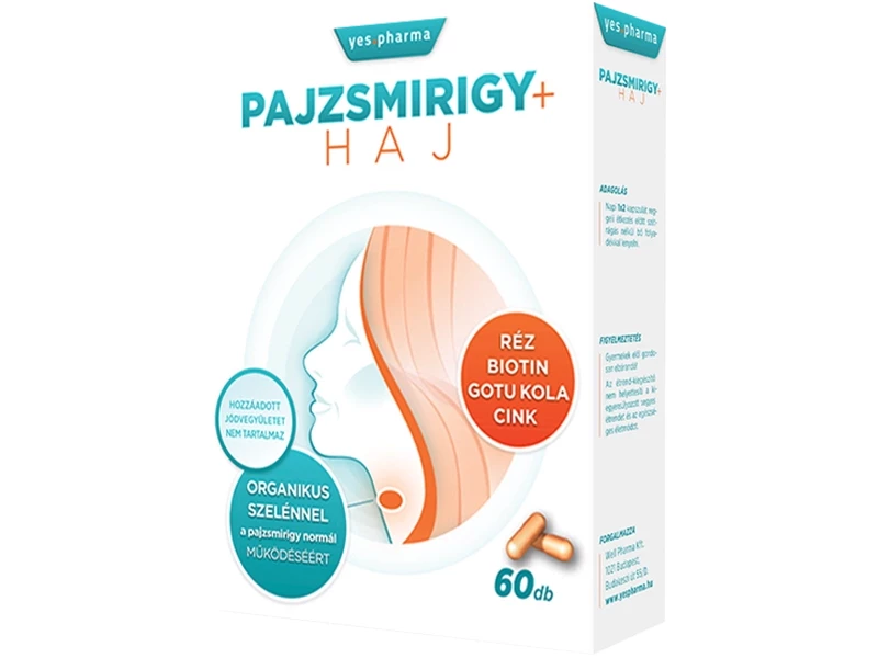 yes.pharma Pajzsmirigy + Haj kapszula 60 db