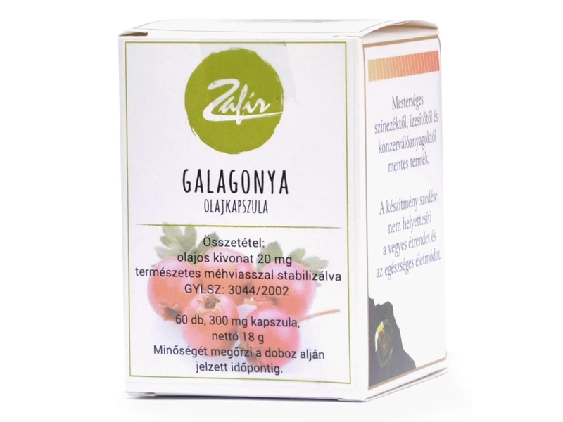 Galagonya Olajkapszula 60 db (Zafír)