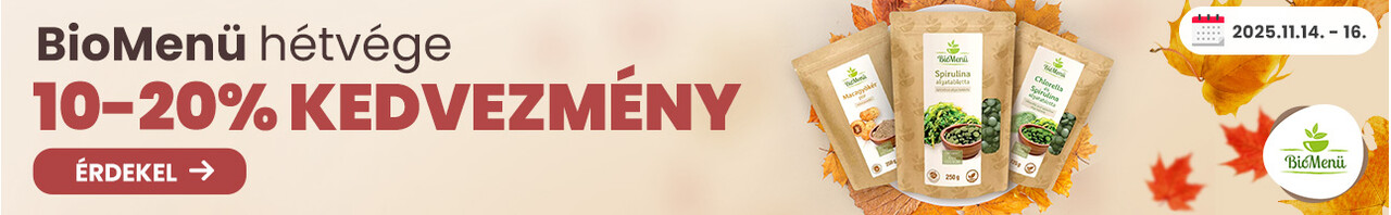 BioMenü Hétvége 2025. November 14-16.