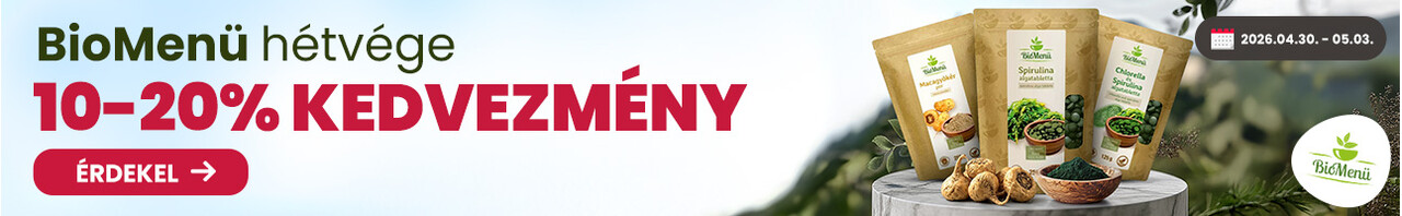 BioMenü Hétvége 2026. Április 30. - Május 3.
