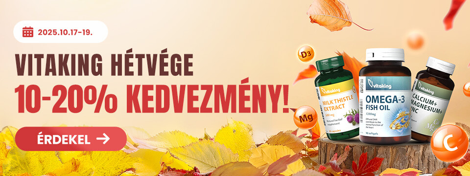 Vitaking Hétvége 2025. Október 17-19.
