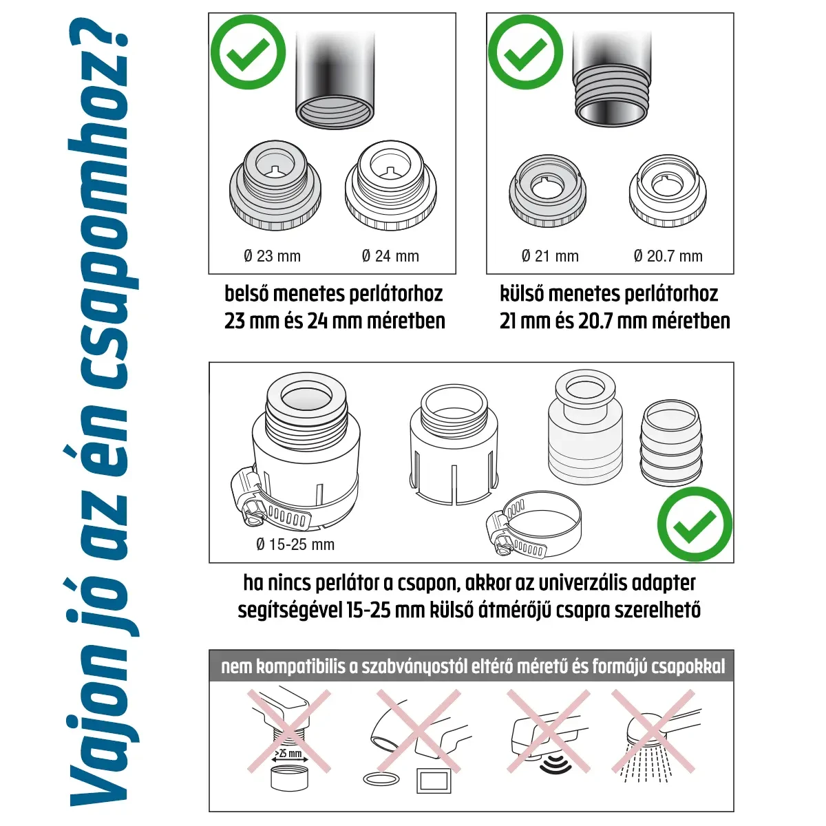 Laica Genova HYDROSMART vízszűrő kompatibilitás Ellenőrizd a kompatibilitást!