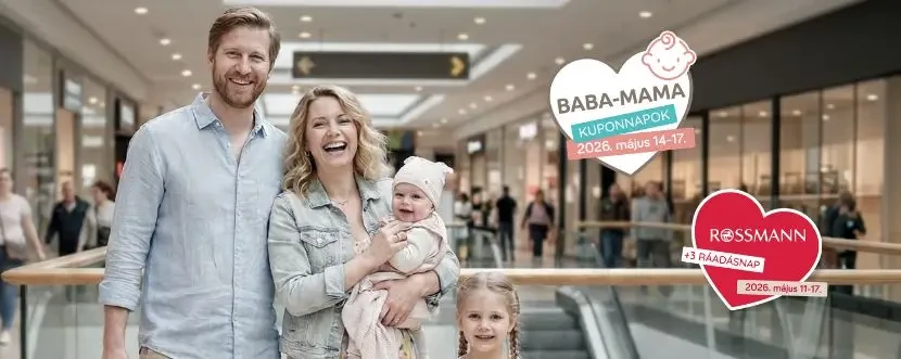 Képleírás: Rossmann Baba-Mama Kuponnapok akciós banner