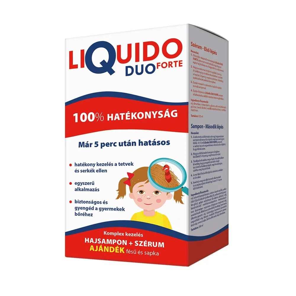 Liquido DuoForte Hajsampon + Szérum 200ml + 125ml