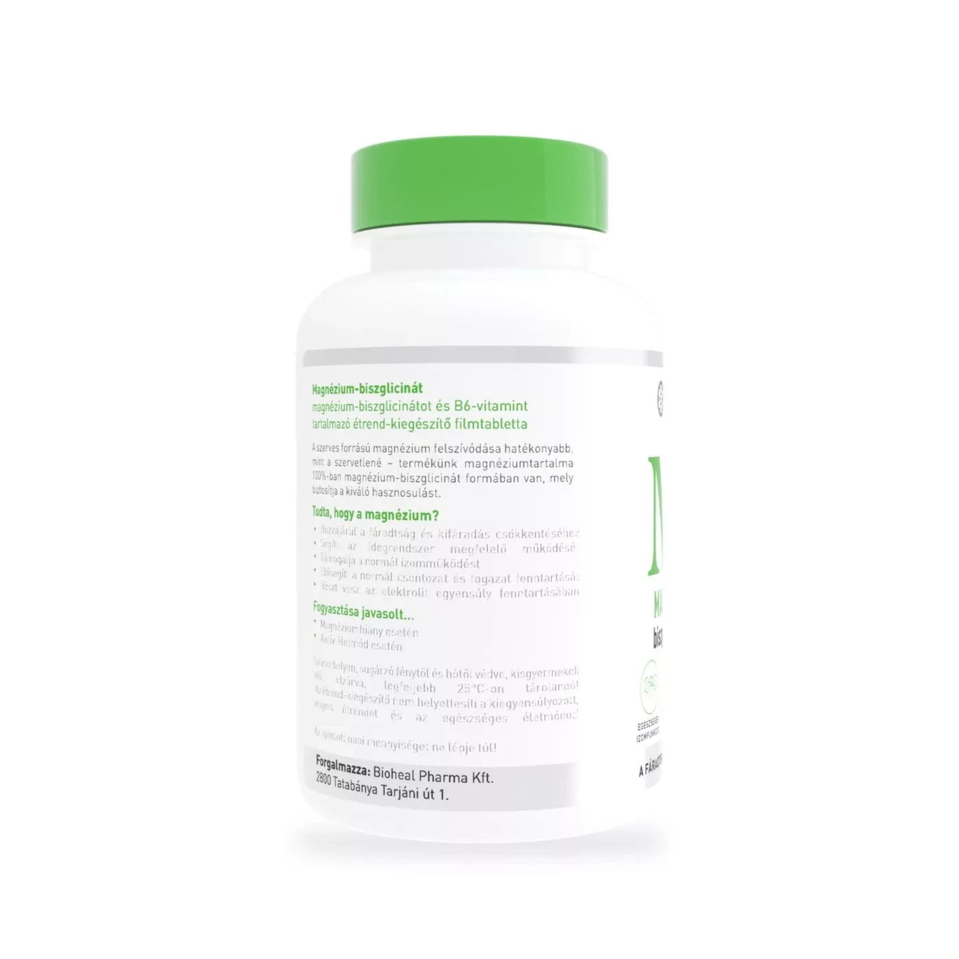 Bioheal Magnézium Biszglicinát +B6 120db Filmtabletta