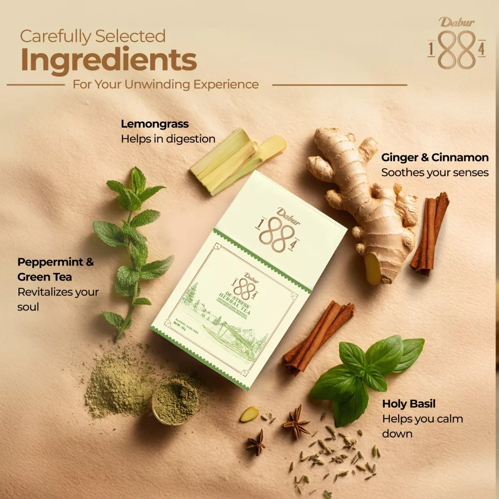 Dabur 1884 Nyugalom Gyógynövényes Tea 54g