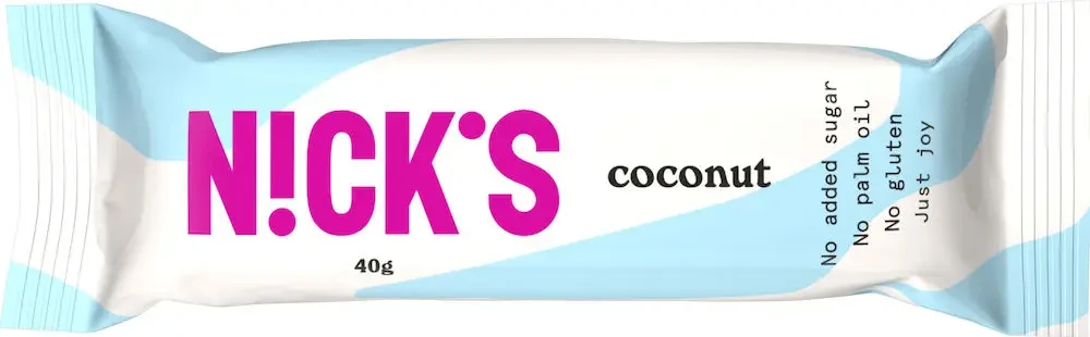 Nick's kókuszos csokoládé szelet cukor- és gluténmentes 40g