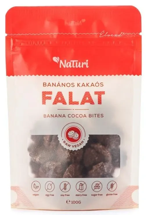 NaTuri Banános Kakaós Falat 100g