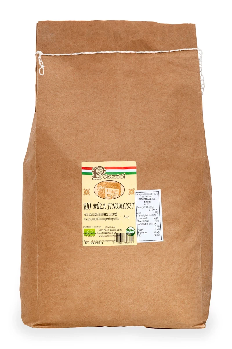 Bio Malom Bio Finomliszt 5kg