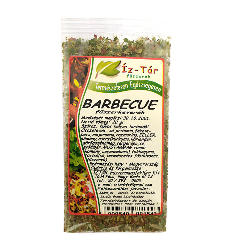 Íz Tár Barbecue fűszerkeverék 20g