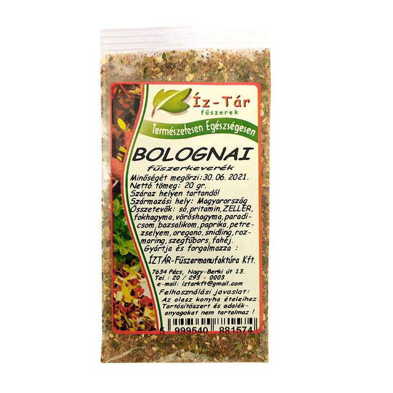 Íz Tár bolognai fűszerkeverék 20g
