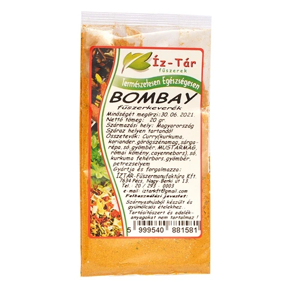 Íz Tár bombay fűszerkeverék 20g