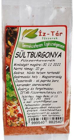 ÍZTÁR Sültburgonya fűszerkeverék 20 g