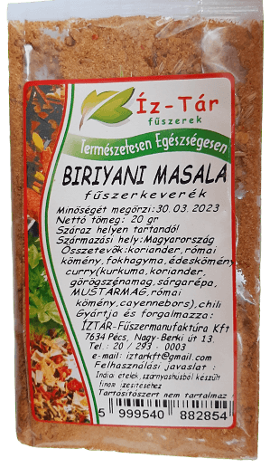 ÍZTÁR Biriyani Masala fűszerkeverék 20 g