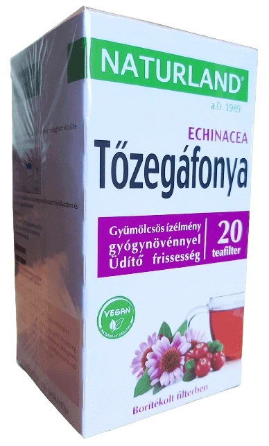 Naturland Tőzegáfonya és Echinacea gyümölcstea 20 db